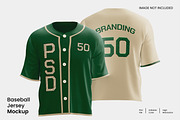 Baseball Jersey Mockup, a Shirt Mockup by Unerispace (Thumbnail 1 of 4)