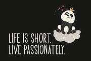 Delighted Panda Typeface, a Script Font by Seemly Fonts (Thumbnail 5 of 5)