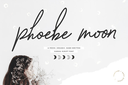 Phoebe Moon Font | Fresh Organic