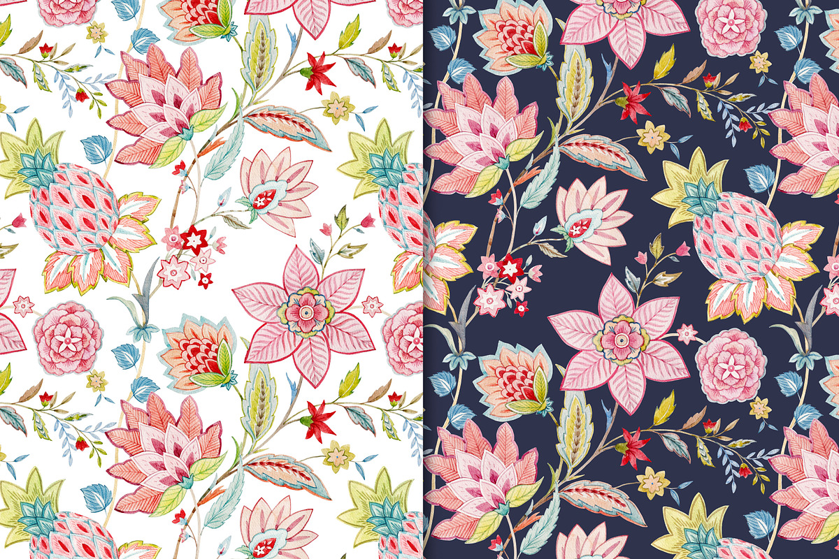 Paisley Watercolor Pattern, an Object Graphic by Lembrik's Artworks (Photo 4 of 6)