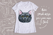 Breeds of cats - watercolor. Part 1, an Animal Illustration by KatBranchArt (Thumbnail 3 of 5)
