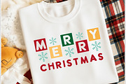 Merry Christmas SVG T-Shirt Design, a Pattern Graphic by crative8112 (Thumbnail 1 of 3)