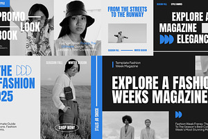 Fashion Magazine Weeks, a Social Media Template by Loin Studio