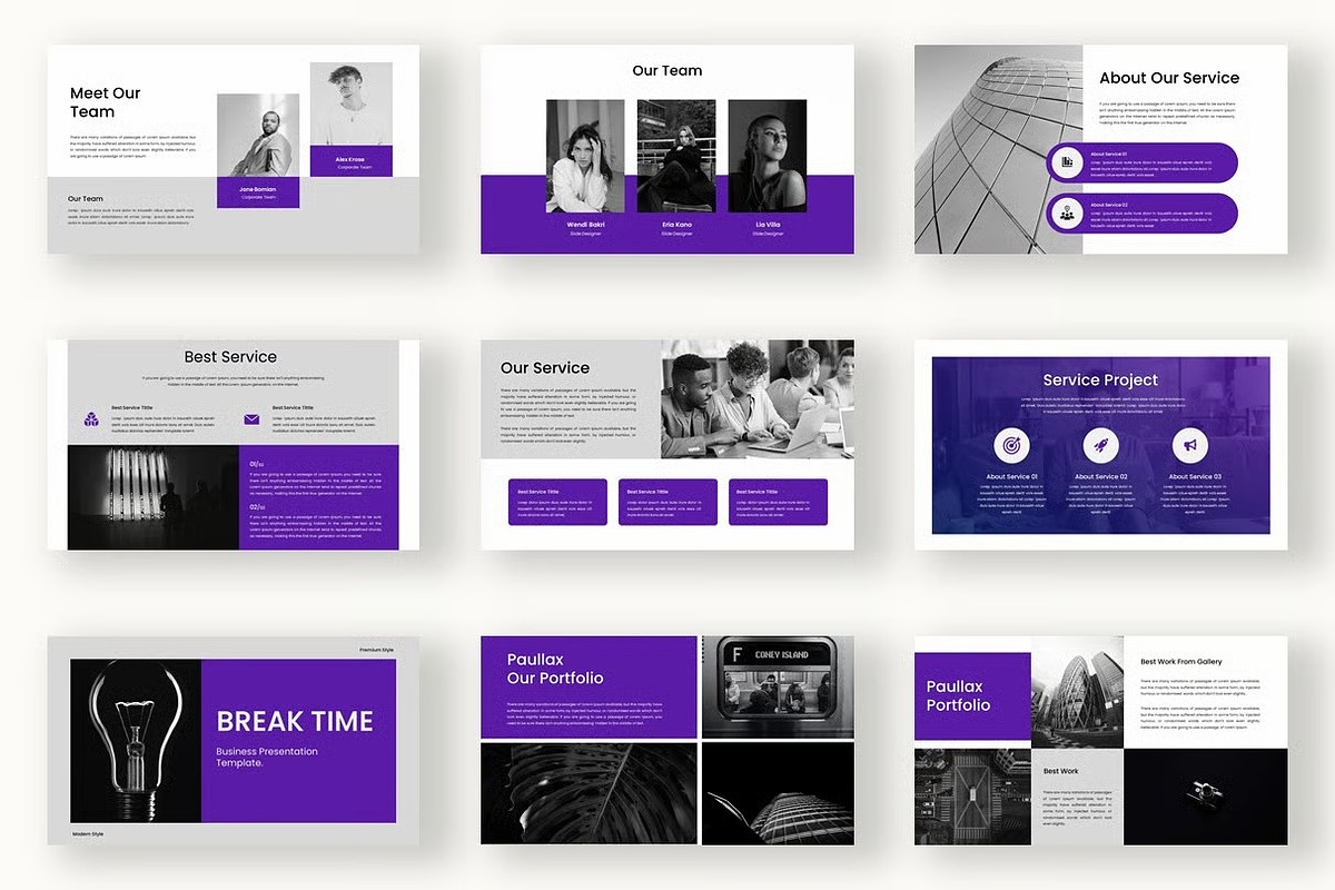 Paulax – Business PowerPoint, a Presentation Template by kreatifreya (Photo 3 of 5)
