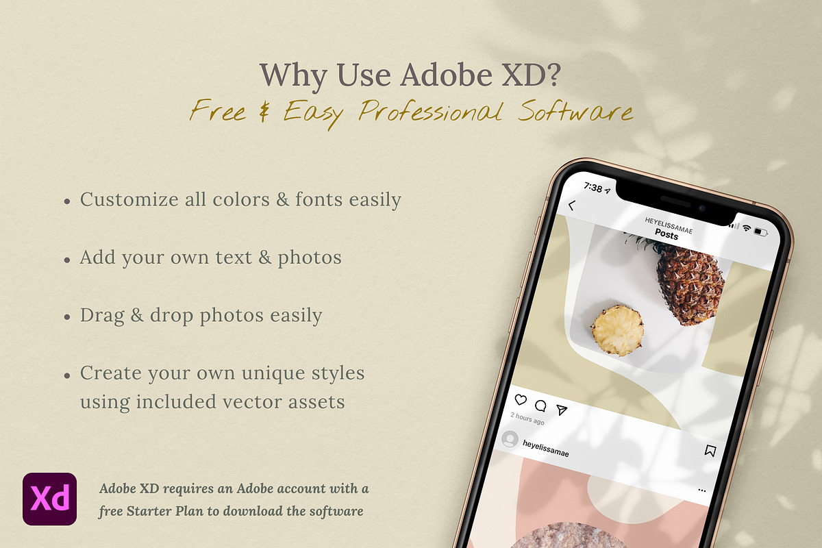Abstract Carousel Templates CANVA XD, a Social Media Template by Elissa Mae Creative (Photo 13 of 15)