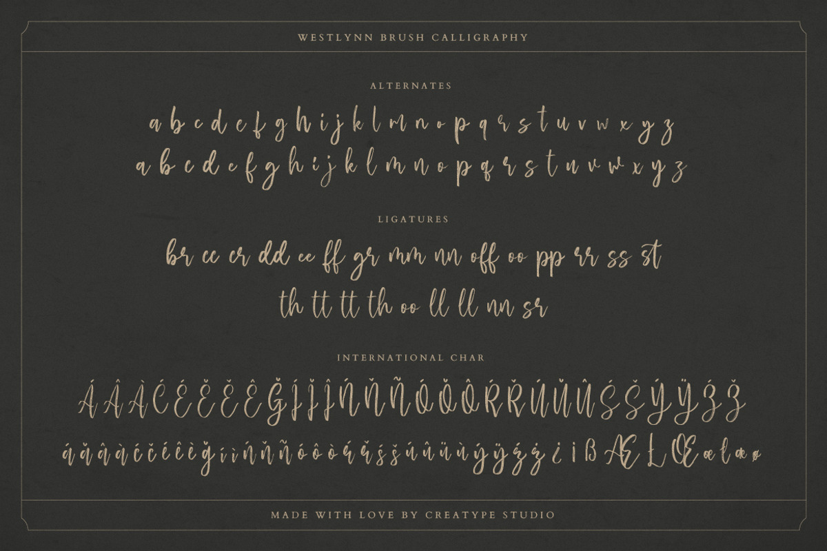 Westlynn Brush Calligraphy, a Script Font by Creatype Studio (Photo 9 of 9)