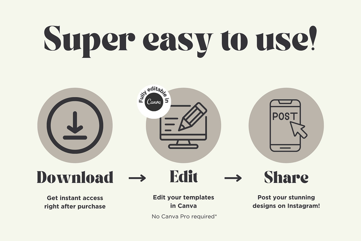 Monochrome Instagram Carousel Posts, a Social Media Template by Hell Yeah Designs (Photo 5 of 10)