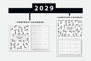 # 2027–2030 Calendar Template Bundle, a Stationery Template by MNT-Creator (Thumbnail 6 of 7)