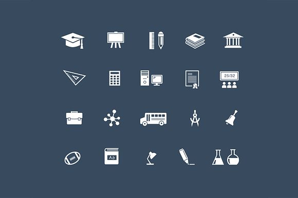 20 Education Icons