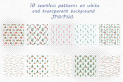 Winter Holidays watercolor clipart, an Illustration by susie-p-art (Thumbnail 13 of 18)