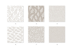 Flourish Seamless Patterns Set