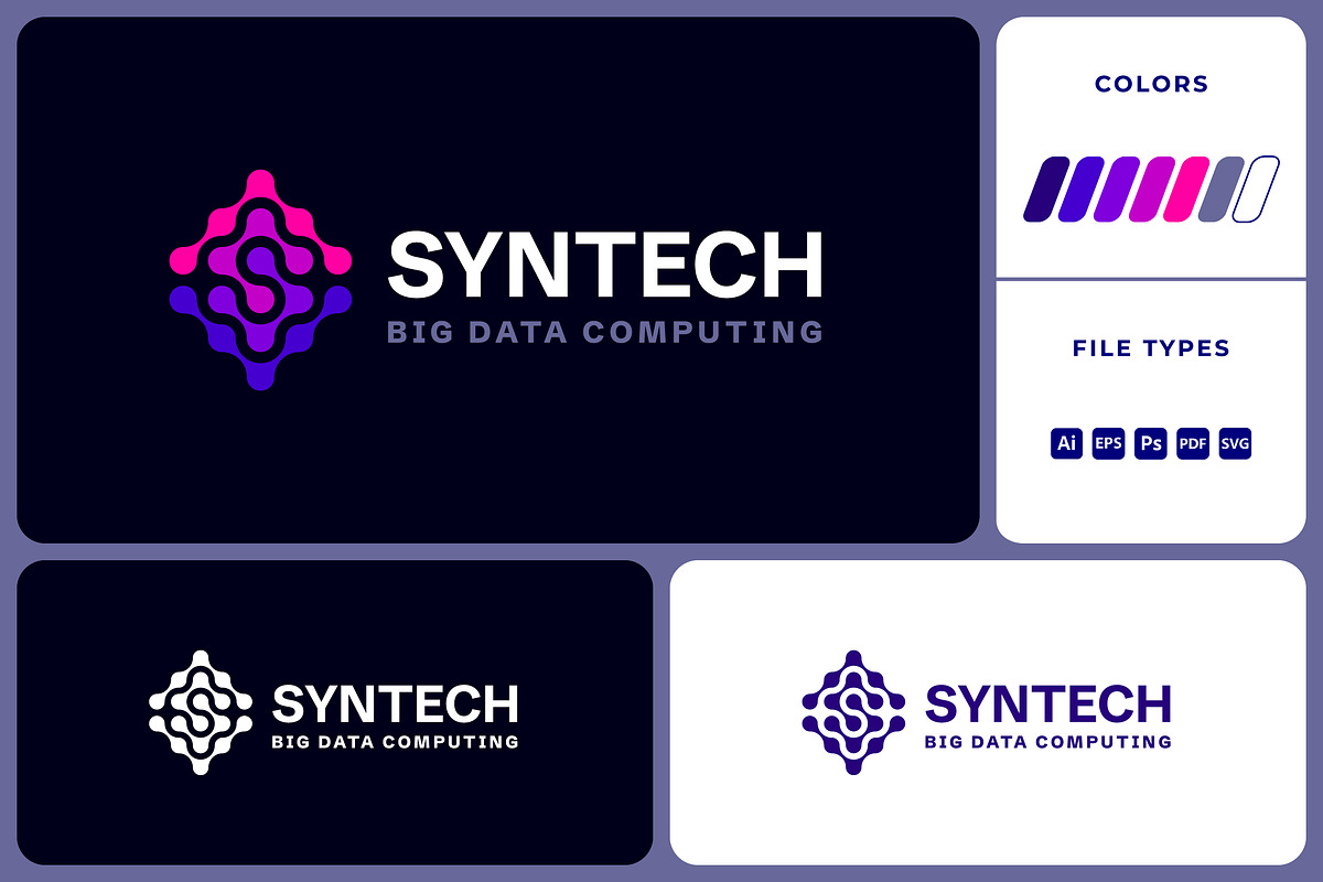 Syntech - Futuristic Letter S Logo, a Branding & Logo Template by Suhandi (Photo 1 of 4)