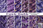 Purple Marble Texture Granite Stone, a Pattern Graphic by Fine Purple Elephant (Thumbnail 1 of 5)