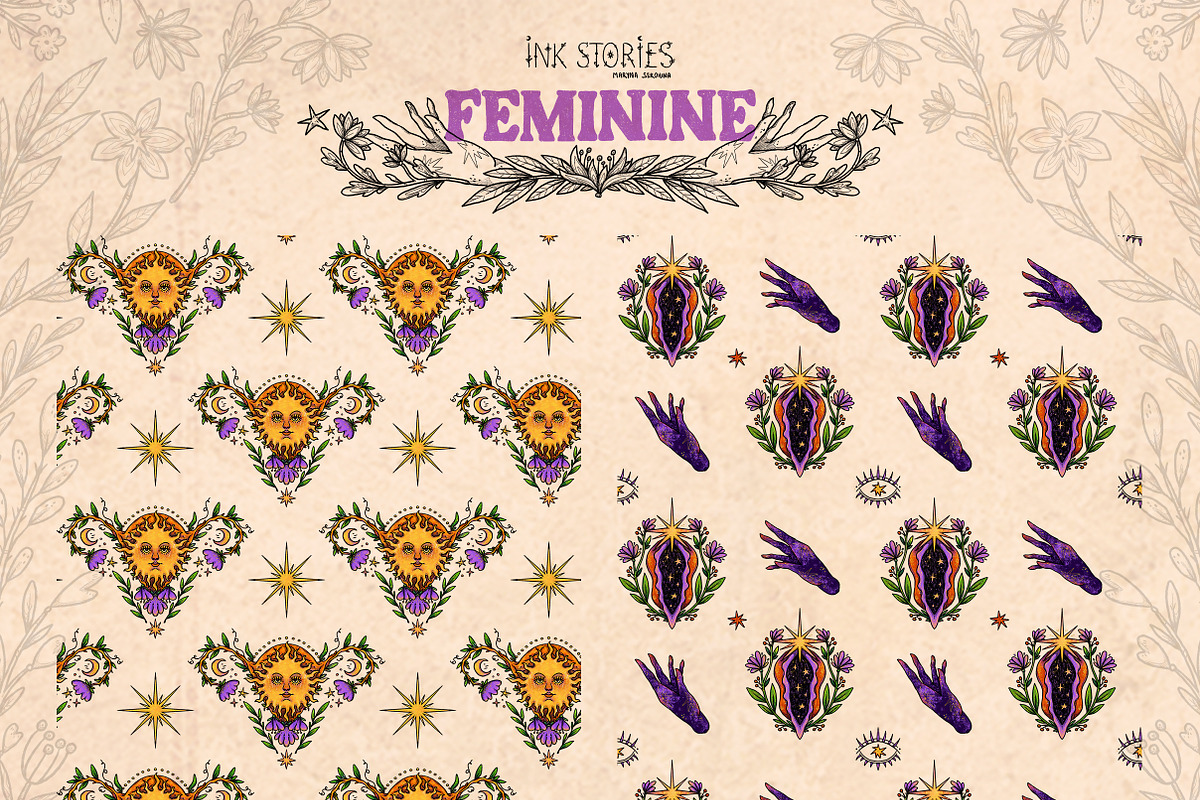 Feminine. Female Reproductive System, a Healthcare Illustration by Ink Stories (Photo 6 of 17)