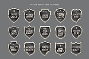 Shield Label Badge Vector Illustrati, an Object Graphic by DesignerCandies (Thumbnail 3 of 6)