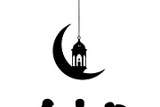 50 Ramadan Iftar Silhouette Bundle, an Illustration by Gfx_Store (Thumbnail 44 of 49)