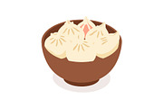Steamed Dumpling Bowl Clipart, an Object Graphic by Gfx_Store (Thumbnail 6 of 13)