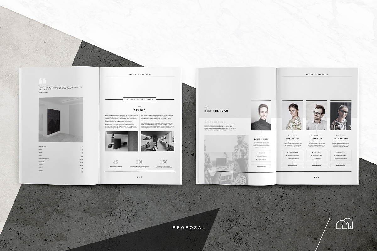 Pitch Pack - Kelsey, a Brochure Template by bilmaw creative (Photo 3 of 17)