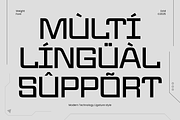 Weight - Modern Technology Font, a Sans Serif Font by TokoPress (Thumbnail 12 of 13)