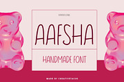 Aafsha - Handwritten Comic Font, a Handwritten Font by Creativetacos (Thumbnail 1 of 6)