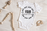 Baby Milestone round SVG Bundle, an Object Graphic by Design's Dark (Thumbnail 4 of 9)