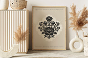 Linocut Flowers #2 | Poster Builder, an Object Graphic by KetteCreate (Thumbnail 11 of 13)