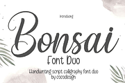 Bonsai, a Script Font by cocodesign (Thumbnail 1 of 8)