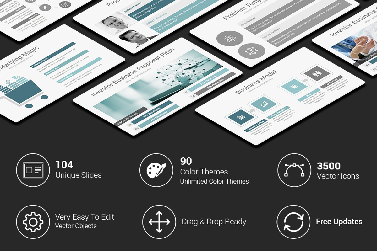 Investor Business Proposal Pitch, a Presentation Template by OceanArt (Photo 3 of 17)