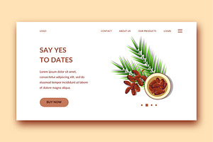 Dates - Banner & Landing Page