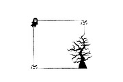 Spooky Halloween Frame Designs, a Background Graphic by SaaDesigns (Thumbnail 4 of 4)