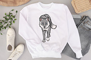 Wolf svg eps png pdf, wolf clipart, an Animal Illustration by Bila Vorona (Thumbnail 8 of 9)