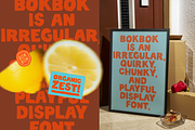 BOKBOK bold handmade display, a Sans Serif Font by HeyLuisa (Thumbnail 7 of 9)