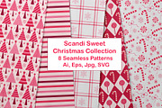 Scandi Christmas Patterns Collection, a Pattern Graphic by Yasmine Patterns (Thumbnail 1 of 6)