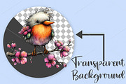 Whimsical Spring Clipart Bundle, an Illustration by Canvas Craft (Thumbnail 2 of 6)