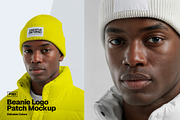 Beanie Logo Patch Mockup, a Hat Mockup by Elite Mockups (Thumbnail 1 of 3)