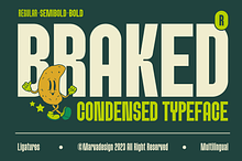 Braked - A Family Sans Condensed