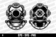 Vintage deep sea diver helmet, an Object Illustration by Vectorhight (Thumbnail 3 of 4)