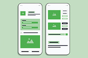 Marketing Mobile App Wireframe, a Wireframe Template by MightyDesign (Thumbnail 3 of 8)