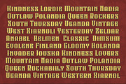 Black Slider a Layering Dark Display, a Blackletter Font by Blankids Studio (Thumbnail 3 of 9)