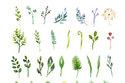 Watercolor Summer Meadow, an Illustration by SophieLittleEye (Thumbnail 3 of 7)