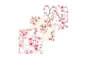 Cherry Garden Seamless Patterns, a Background Graphic by Design Market (Thumbnail 4 of 4)