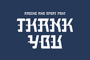 Fast Serious - Racing & Speed Font, a Blackletter Font by QR Design Studio (Thumbnail 6 of 6)
