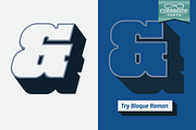 Bloque Italic, a Slab Serif Font by Corradine Fonts (Thumbnail 3 of 6)
