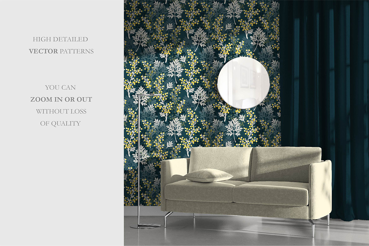 Artemisia Patterns, a Pattern Graphic by GreyLilac (Photo 3 of 11)