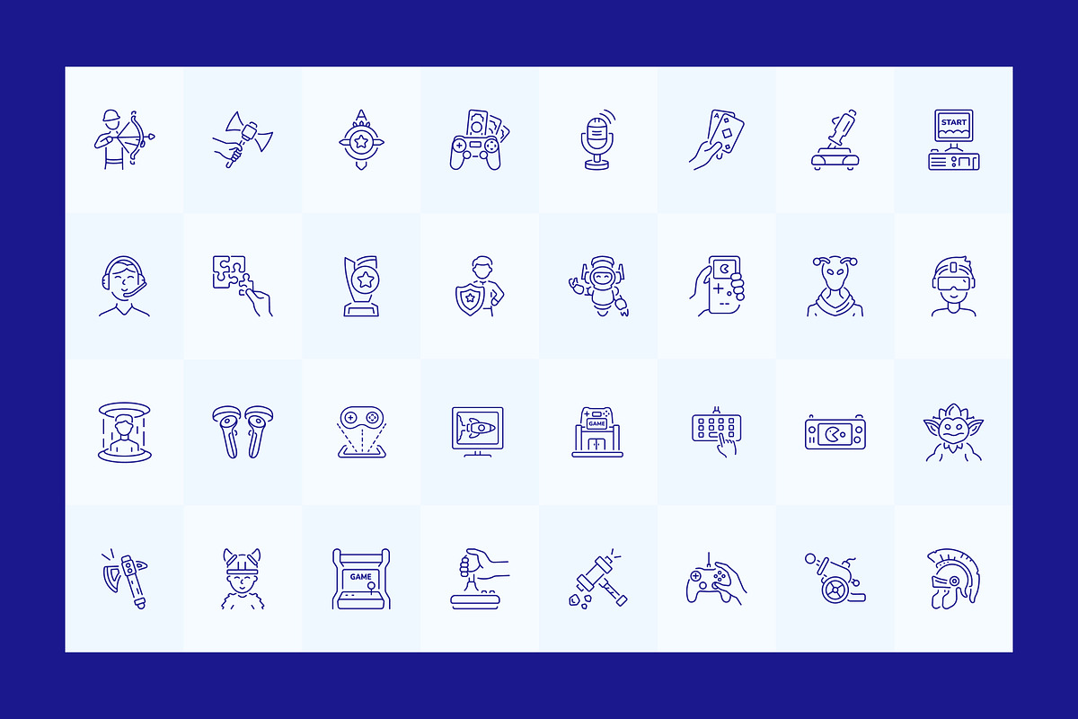 Animated Gaming Icons Collection, an Outline Icon by Prosymbols (Photo 2 of 3)