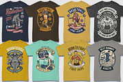 100 Retro Tshirt Designs Bundle #2, a Sport Illustration by roach_graphic (Thumbnail 6 of 14)
