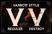 Vanrott - Old Style Font, a Serif Font by ErgibiStudio (Thumbnail 3 of 9)