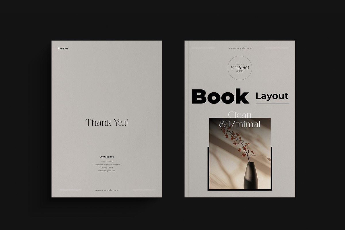 Minimal Editorial Book Layout -Canva, a Magazine Template by TemplateFolio-Shop (Photo 24 of 24)