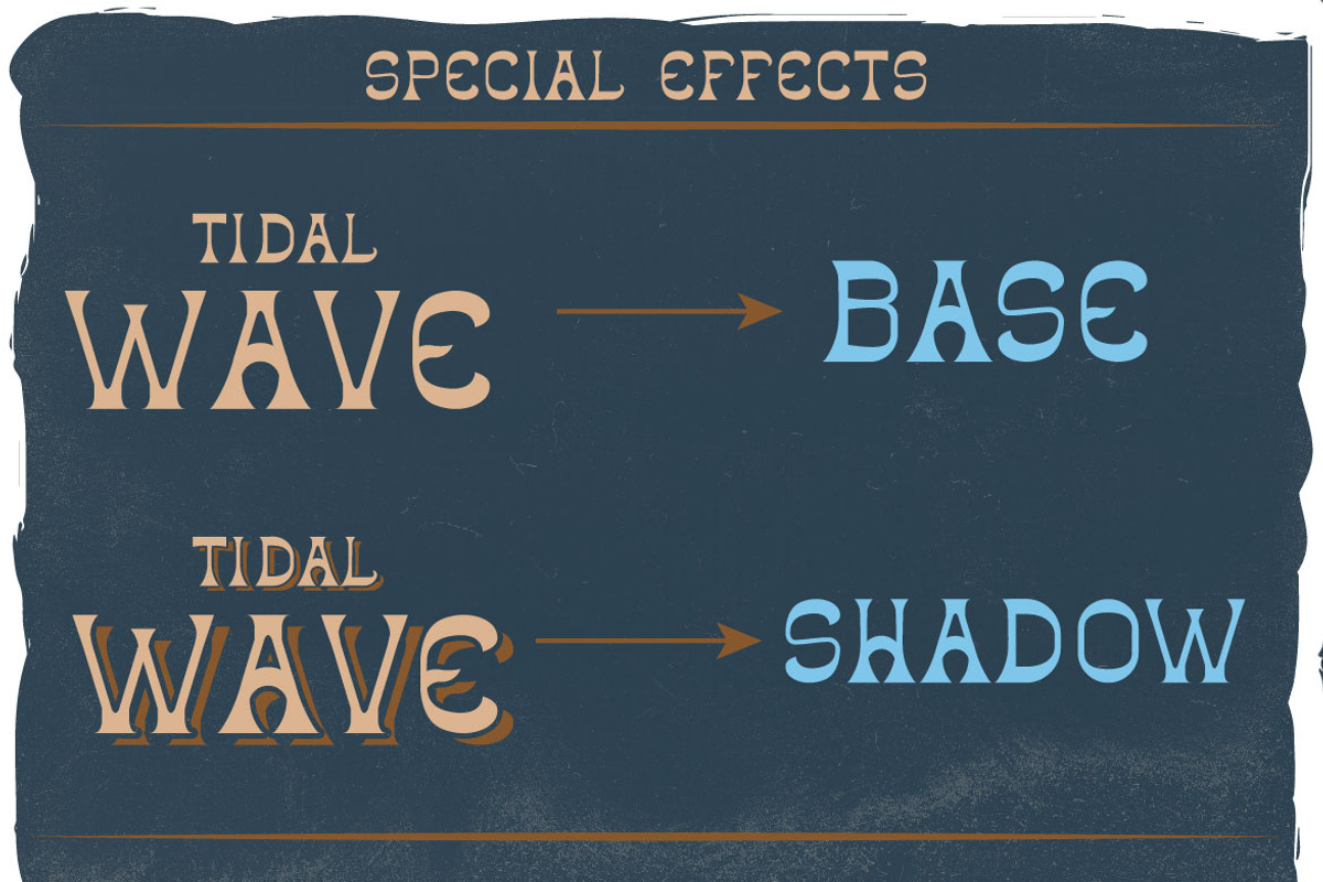 Tidal wave font, a Font by Heather_insane (Photo 5 of 5)