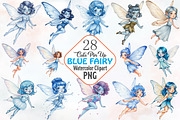 Cute pin up blue fairy, an Illustration by RobertsArt (Thumbnail 1 of 7)